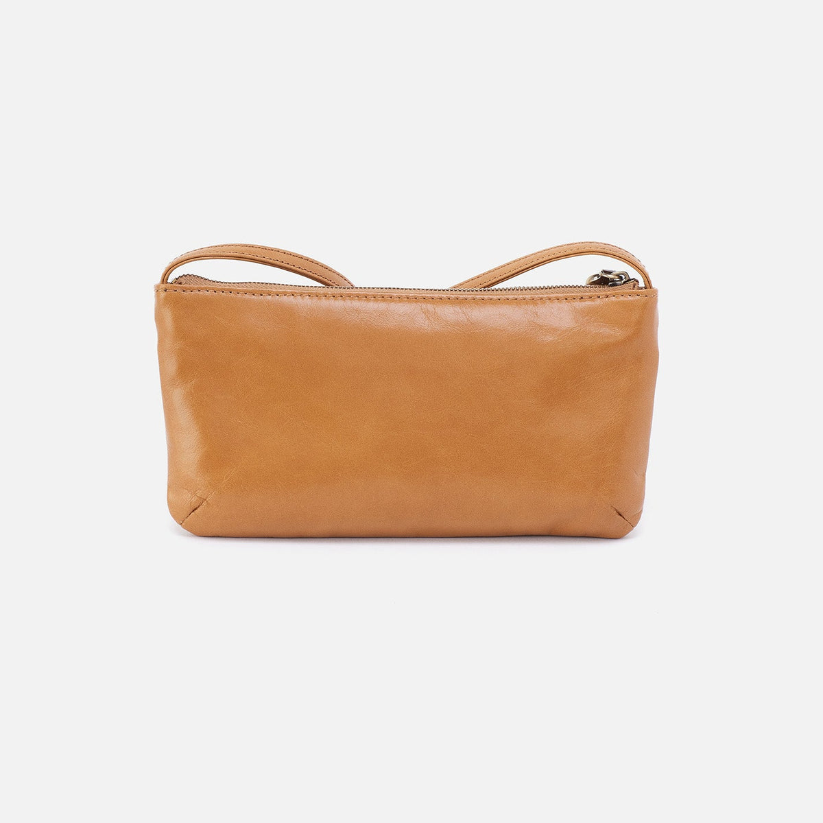 HOBO Premium - Cara Crossbody In Polished Leather - Natural