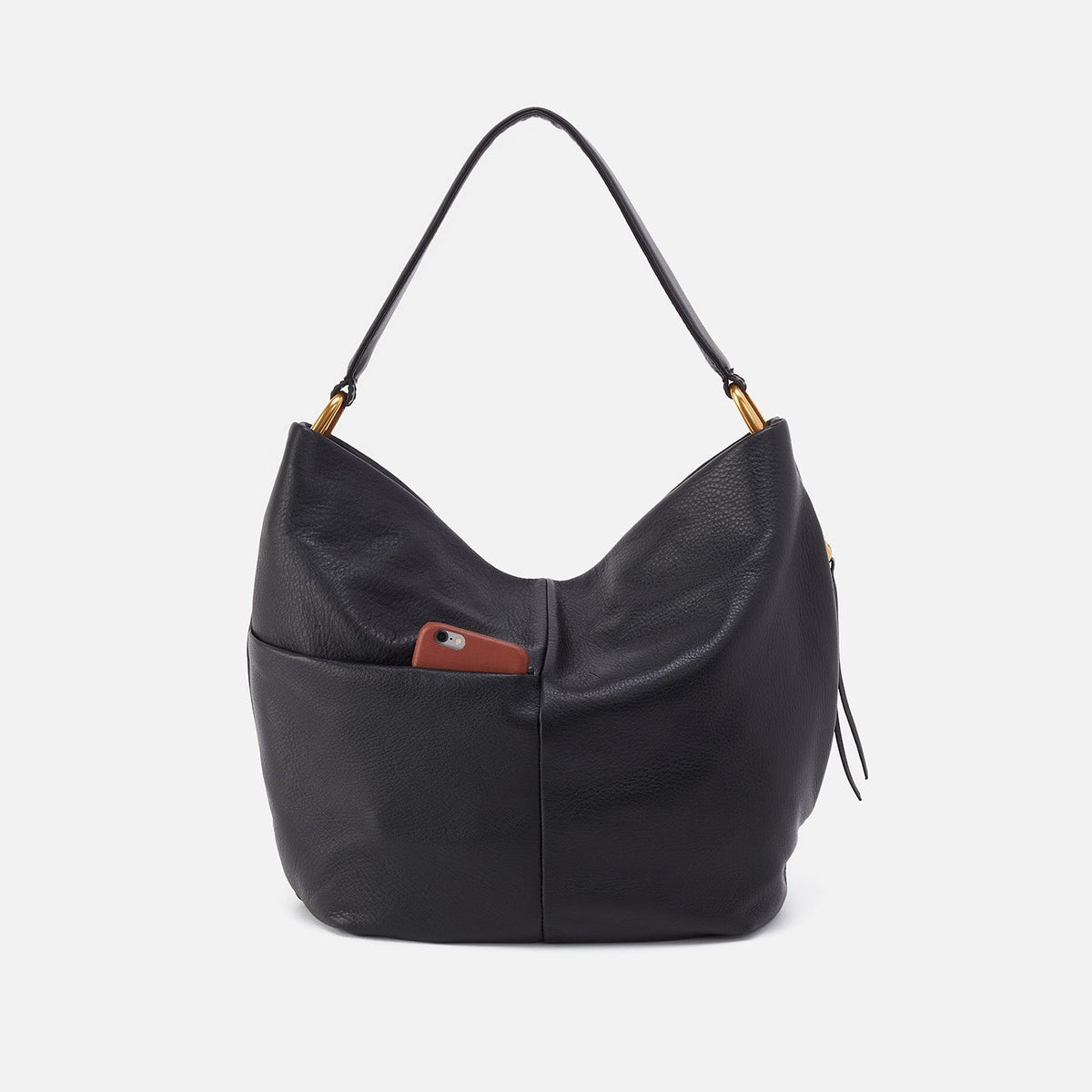 HOBO Exclusive - Harley Hobo In Pebbled Leather - Black