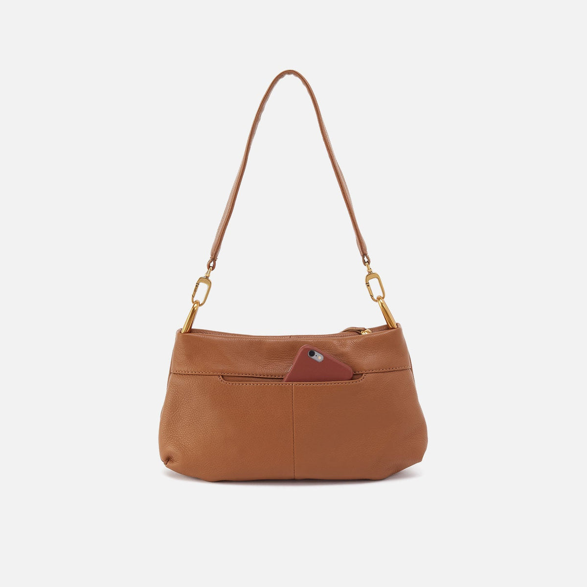 HOBO New - Advance Shoulder Bag In Pebbled Leather - Warm Honey