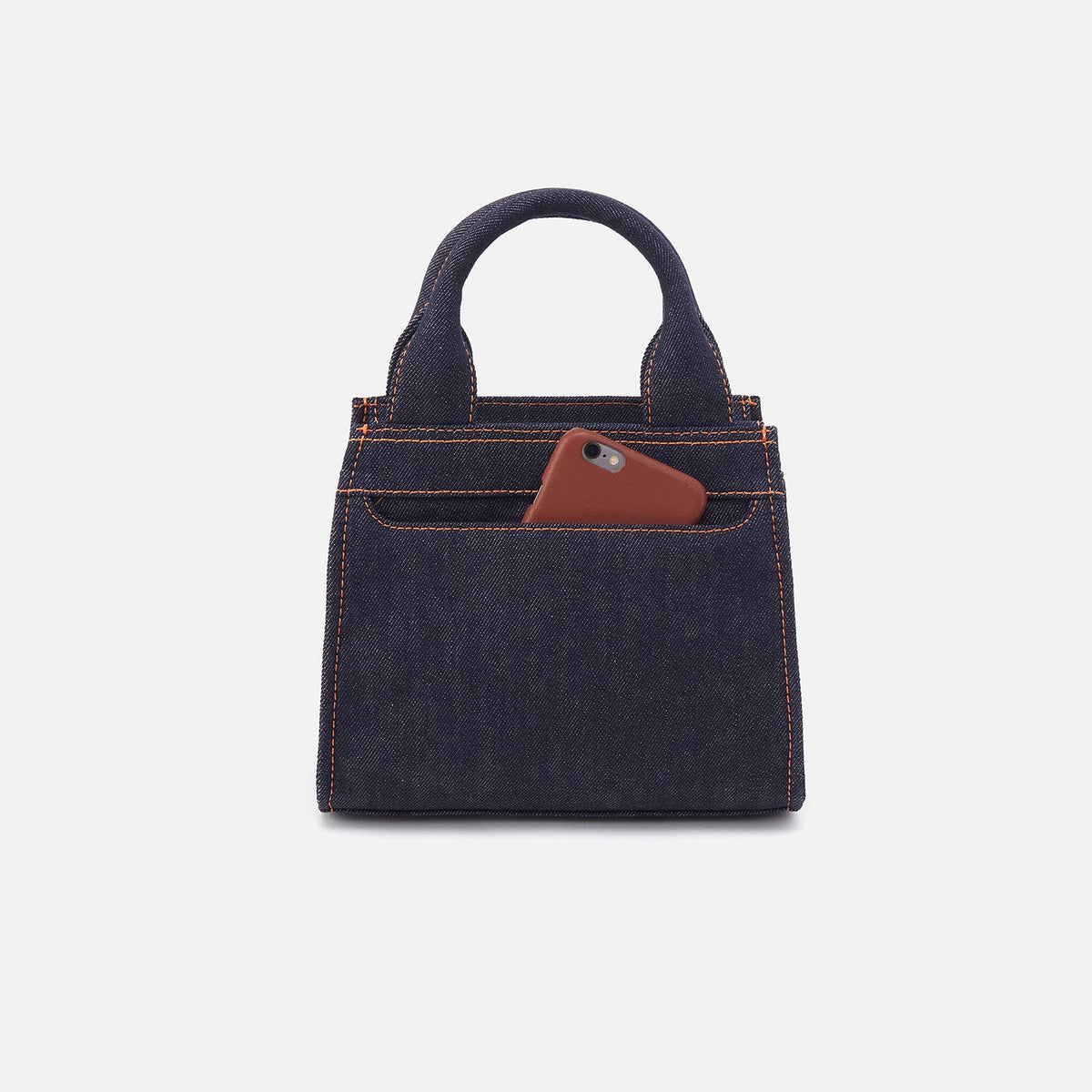 HOBO Recommended - Cass Small Tote In Denim Fabric - Dark Denim