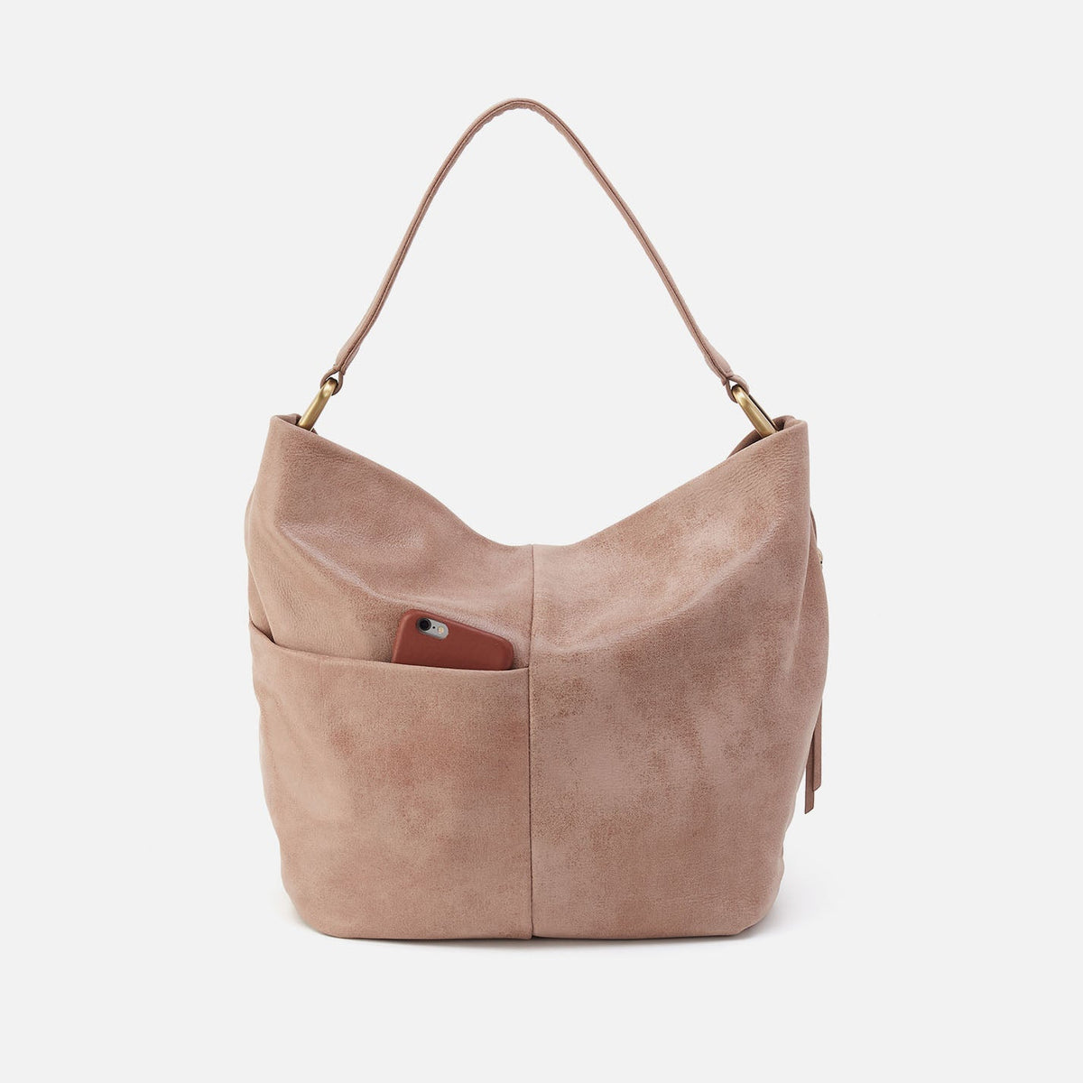 HOBO Featured - Harley Hobo In Buffed Leather - Hazel