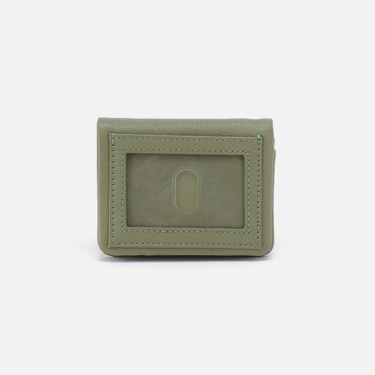 HOBO Classic - Lumen Mini Wallet In Pebbled Leather - Watercress