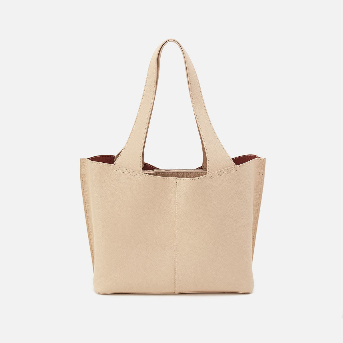 HOBO Recommended - Vida Tote in Micro Pebbled Leather - Almond