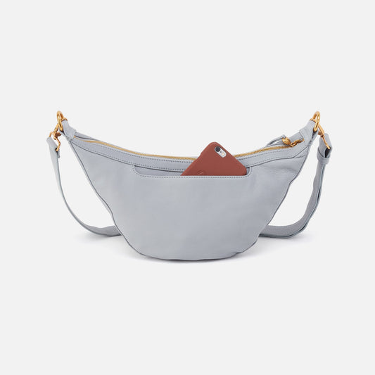 HOBO Best Price - Carmen Sling In Pebbled Leather - Blue Pearl