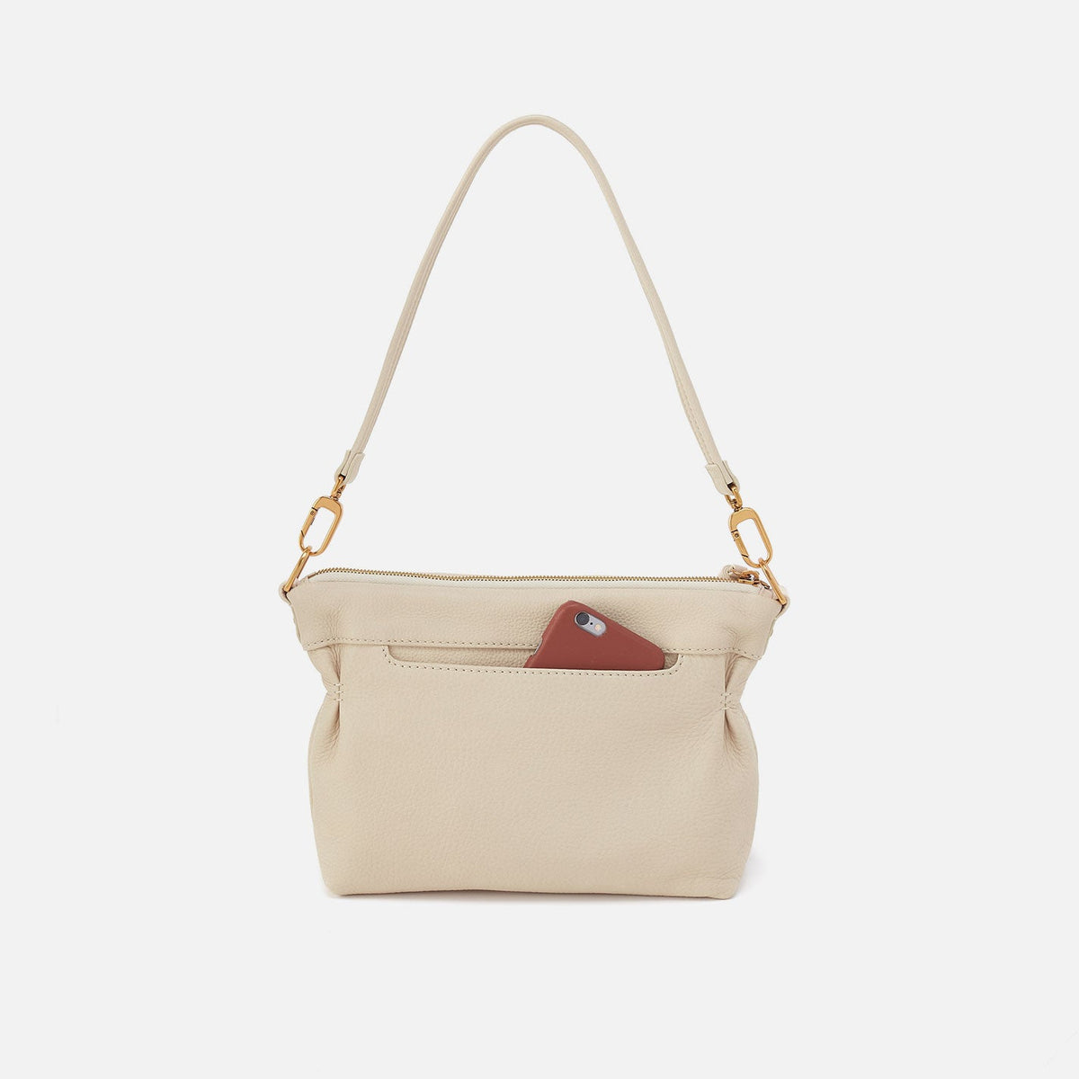 HOBO Classic - Kori Crossbody In Pebbled Leather - Birch