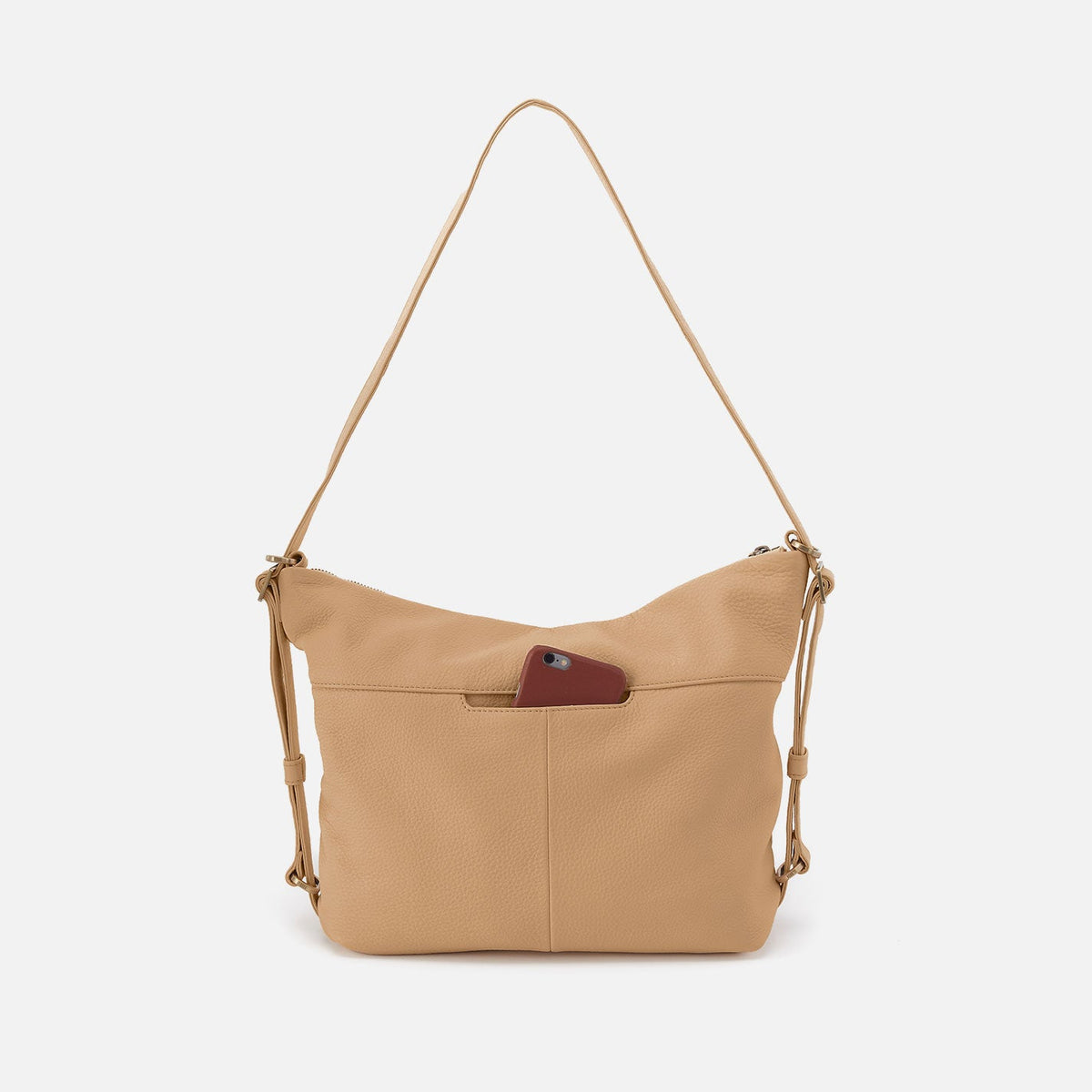 HOBO Trending - Emily Convertible Backpack In Pebbled Leather - Porcini