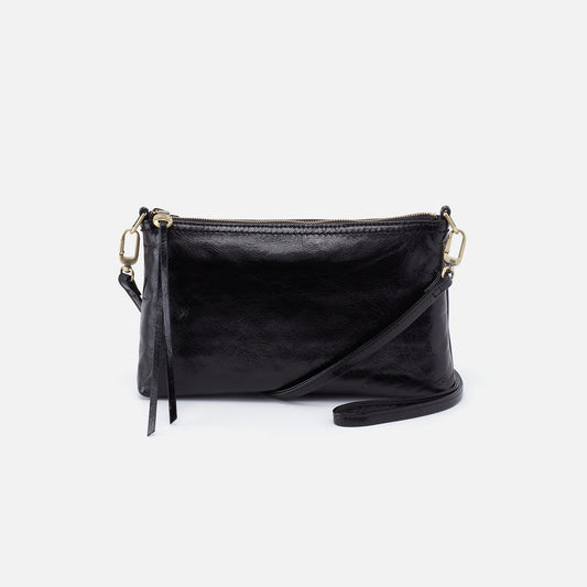HOBO Smart Buy - Darcy Crossbody In Polished Leather - Black