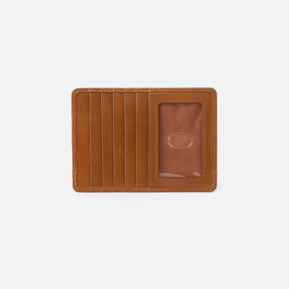 HOBO Sale - Euro Slide Card Case In Polished Leather - Truffle