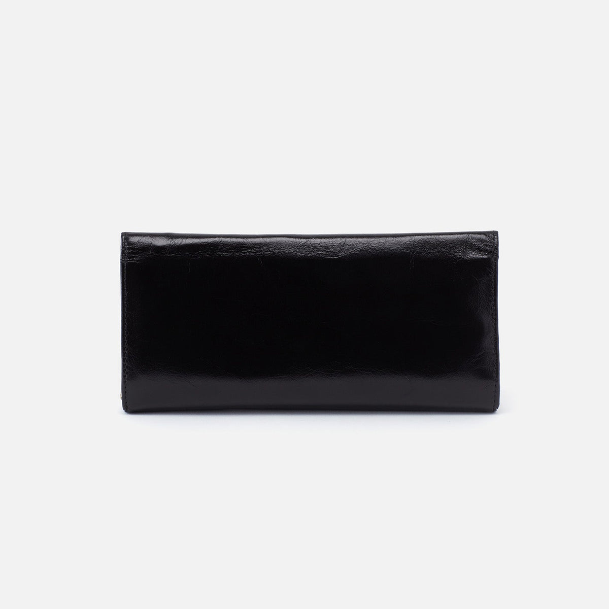 HOBO Value - Rachel Continental Wallet In Polished Leather - Black