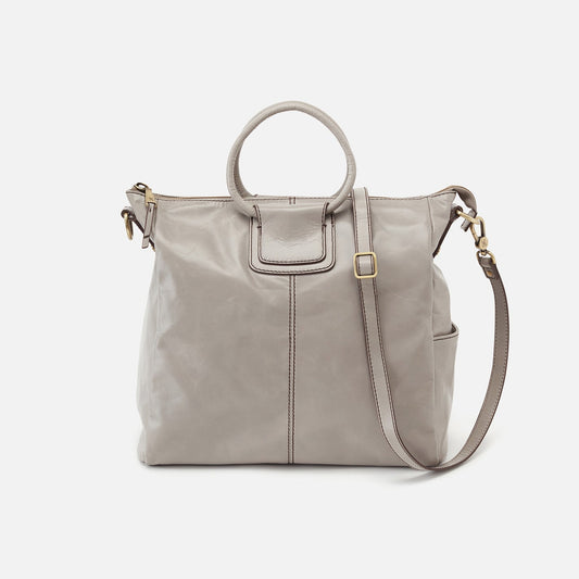 HOBO Trusted - Sheila Large Satchel in Polished Leather - Driftwood
