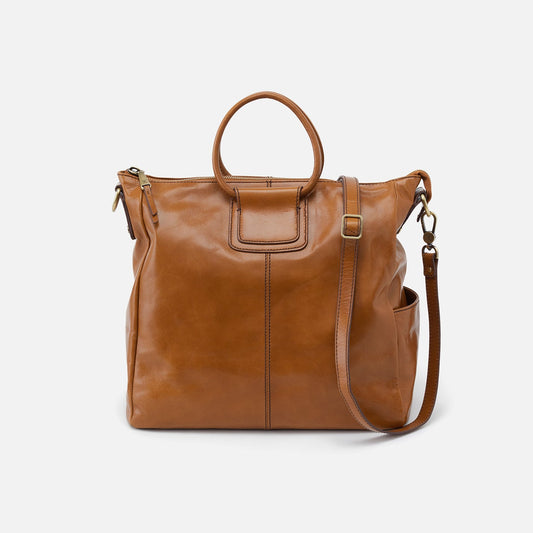HOBO Customer Favorite - Sheila Large Satchel in Polished Leather - Truffle