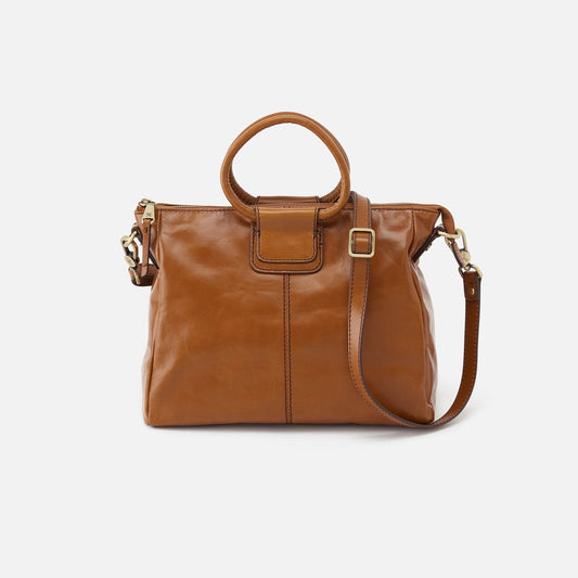 HOBO Hot Sale - Sheila Medium Satchel In Polished Leather - Truffle