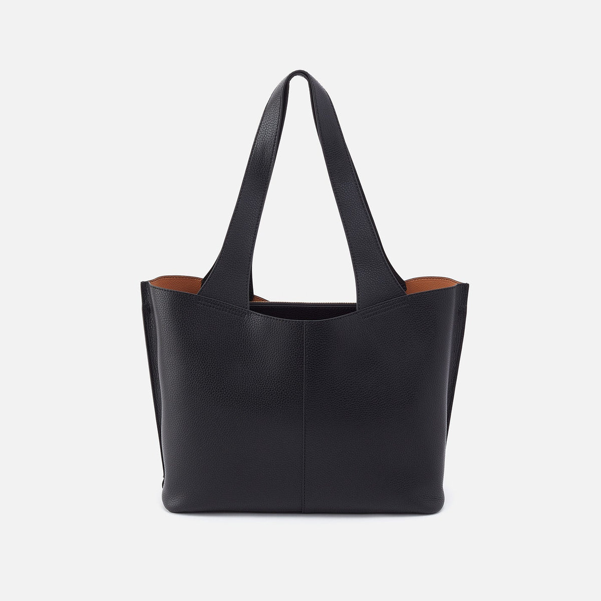 HOBO Essential - Vida Tote in Micro Pebbled Leather - Black