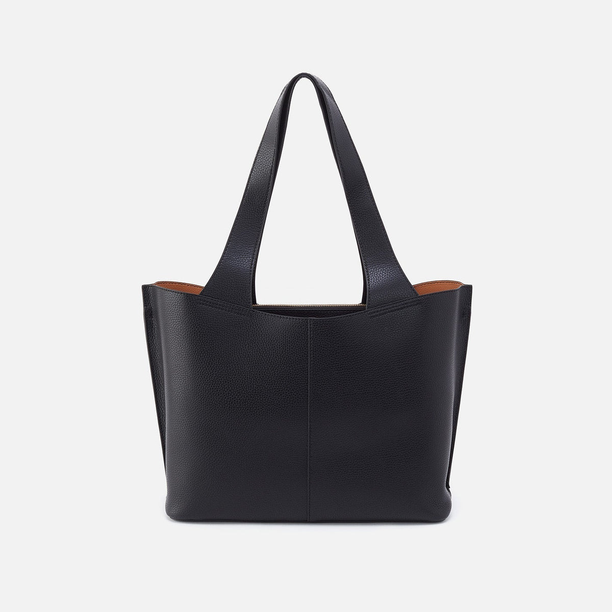 HOBO Essential - Vida Tote in Micro Pebbled Leather - Black