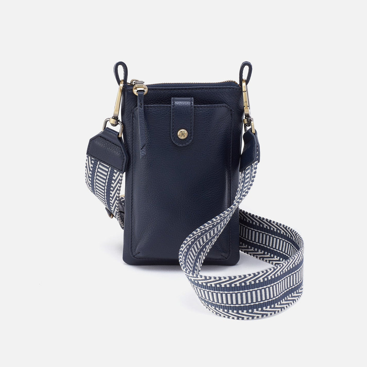HOBO Exclusive - Cia Phone Crossbody in Pebbled Leather - Sapphire
