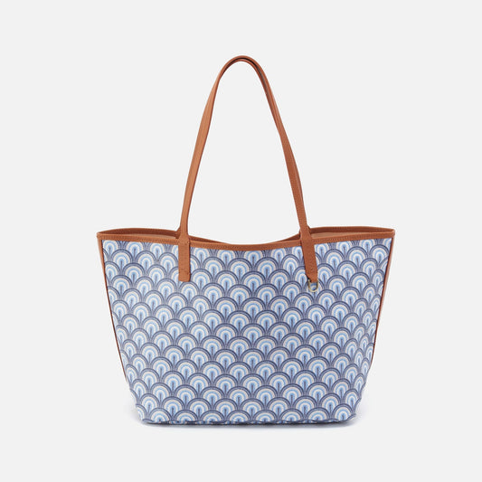 HOBO Essential - All That Tote In Coated Canvas - Soft Ocean