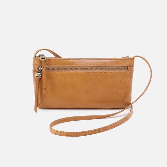 HOBO Premium - Cara Crossbody In Polished Leather - Natural