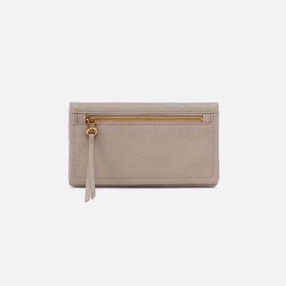 HOBO Deals - Lumen Continental Wallet In Pebbled Leather - Taupe