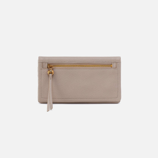 HOBO Deals - Lumen Continental Wallet In Pebbled Leather - Taupe