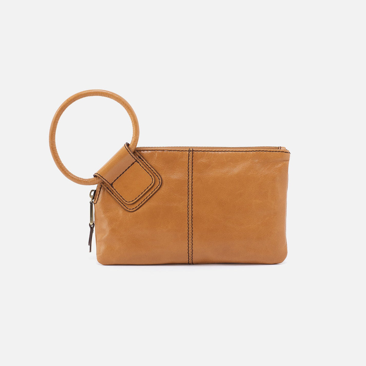 HOBO Deals - Sable Wristlet In Polished Leather - Natural