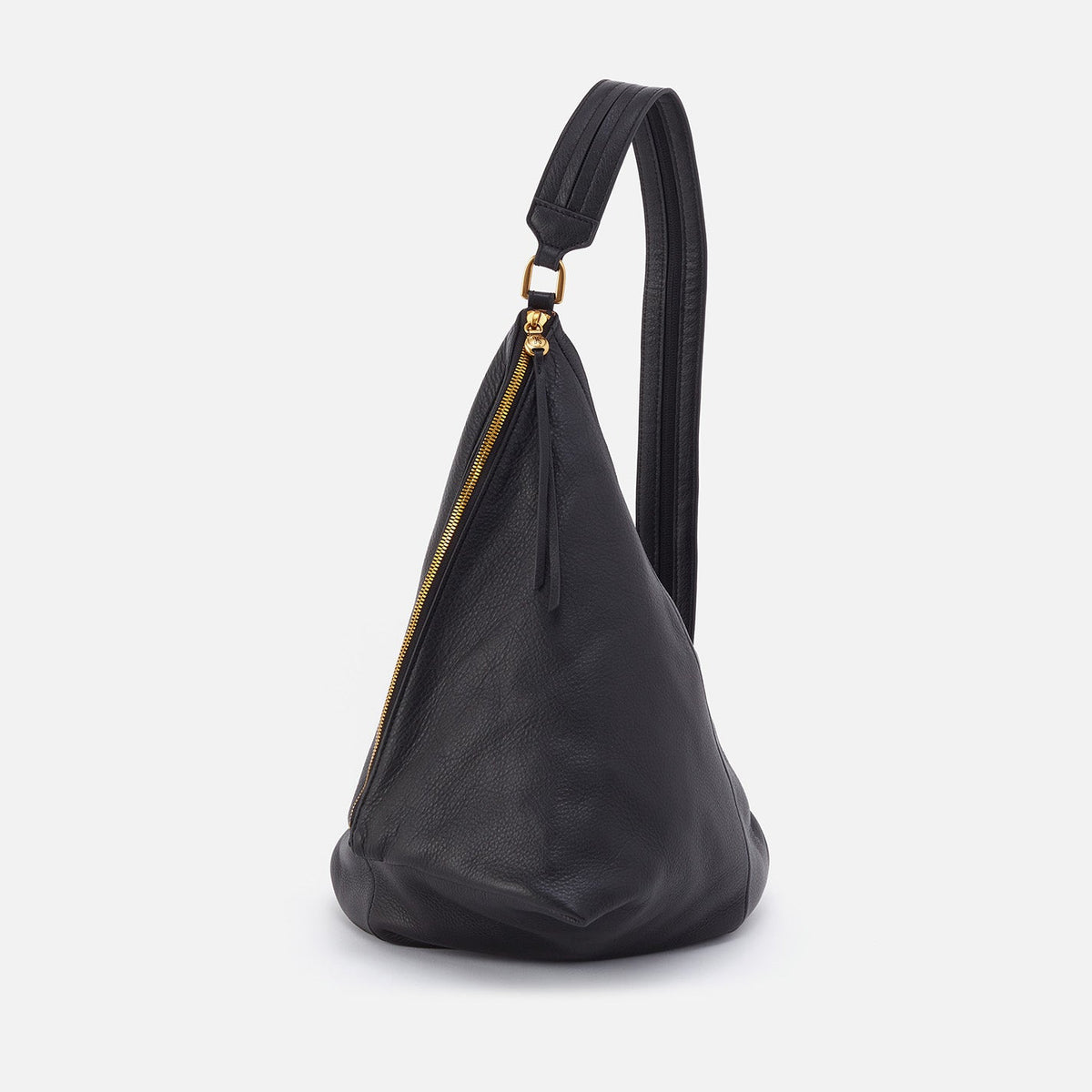 HOBO Latest - Sway Convertible Sling In Pebbled Leather - Black