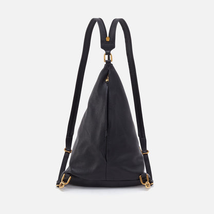 HOBO Latest - Sway Convertible Sling In Pebbled Leather - Black