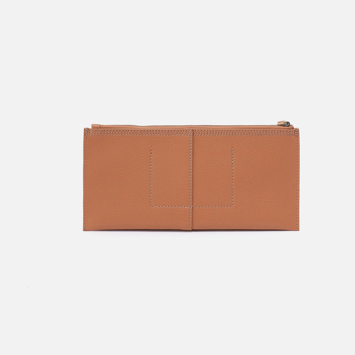 HOBO Premium - Vida Large Pouch in Micro Pebbled Leather - Biscuit