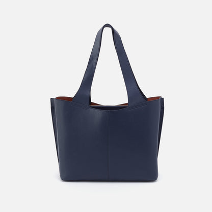 HOBO Quality - Vida Tote in Micro Pebbled Leather - Mood Indigo