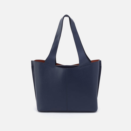 HOBO Quality - Vida Tote in Micro Pebbled Leather - Mood Indigo