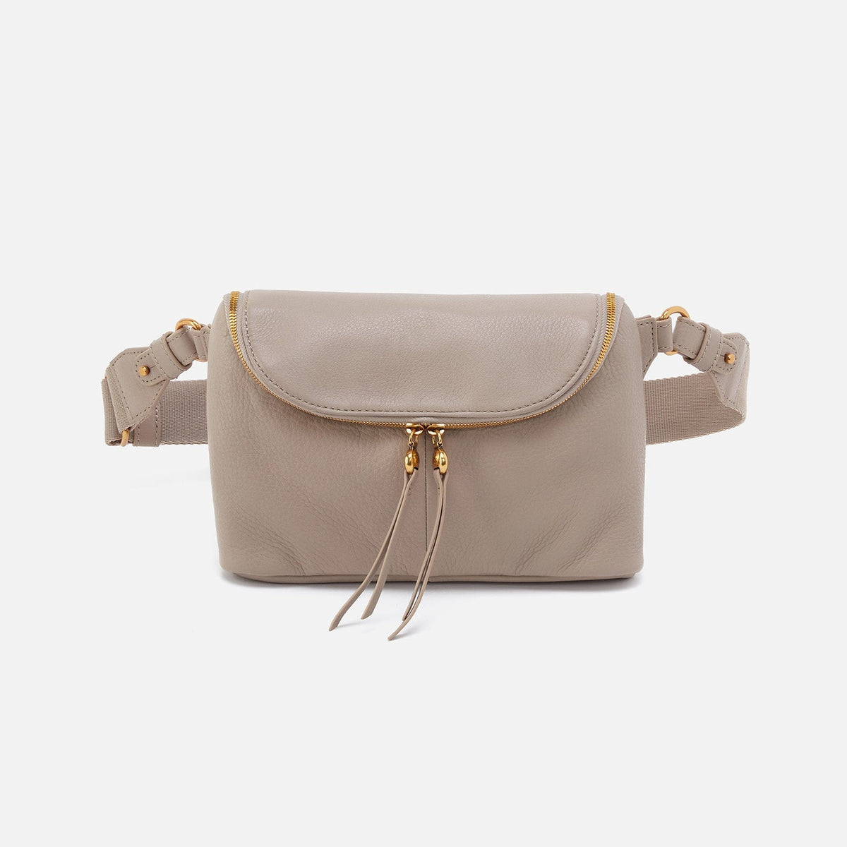 HOBO Top Pick - Fern Large Belt Bag In Pebbled Leather - Taupe
