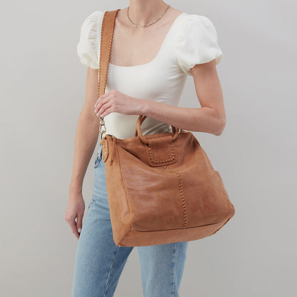HOBO New - Sheila Large Satchel In Buffed Leather - Whiskey