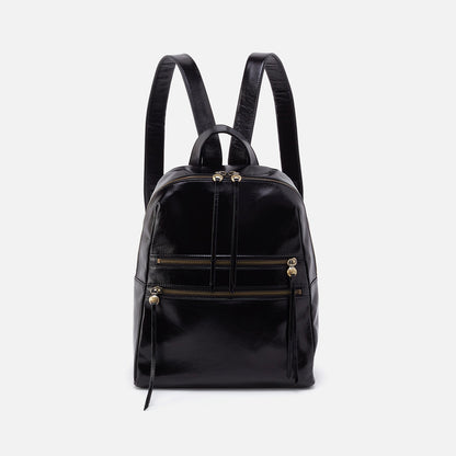 HOBO Quality - Billie Backpack In Polished Leather - Black