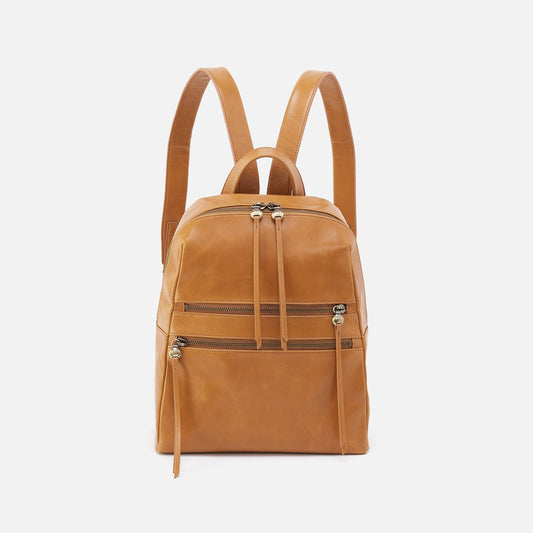 HOBO Everyday - Billie Backpack In Polished Leather - Natural