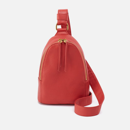 HOBO Essential - Fern Sling In Pebbled Leather - Red Clay