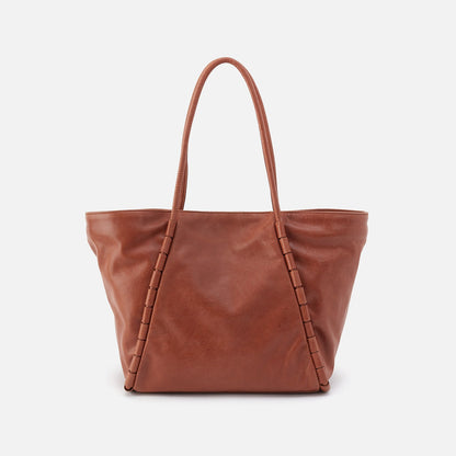 HOBO Recommended - Phoebe Tote In Smooth Leather - Saddle