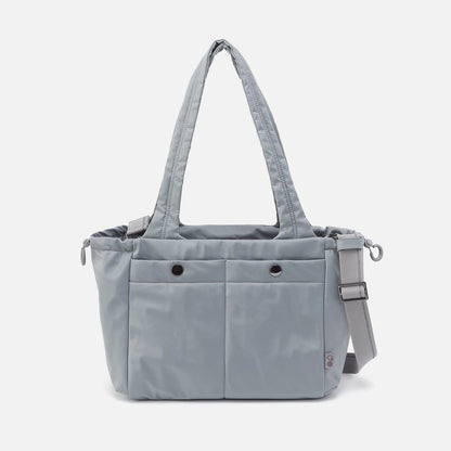 HOBO Latest - ALL IN ONE Tote in CaRefiber recycled nylon - Stone