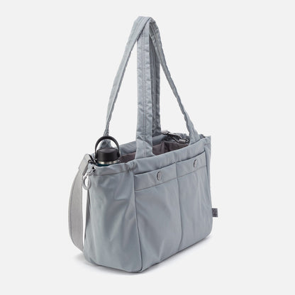 HOBO Latest - ALL IN ONE Tote in CaRefiber recycled nylon - Stone
