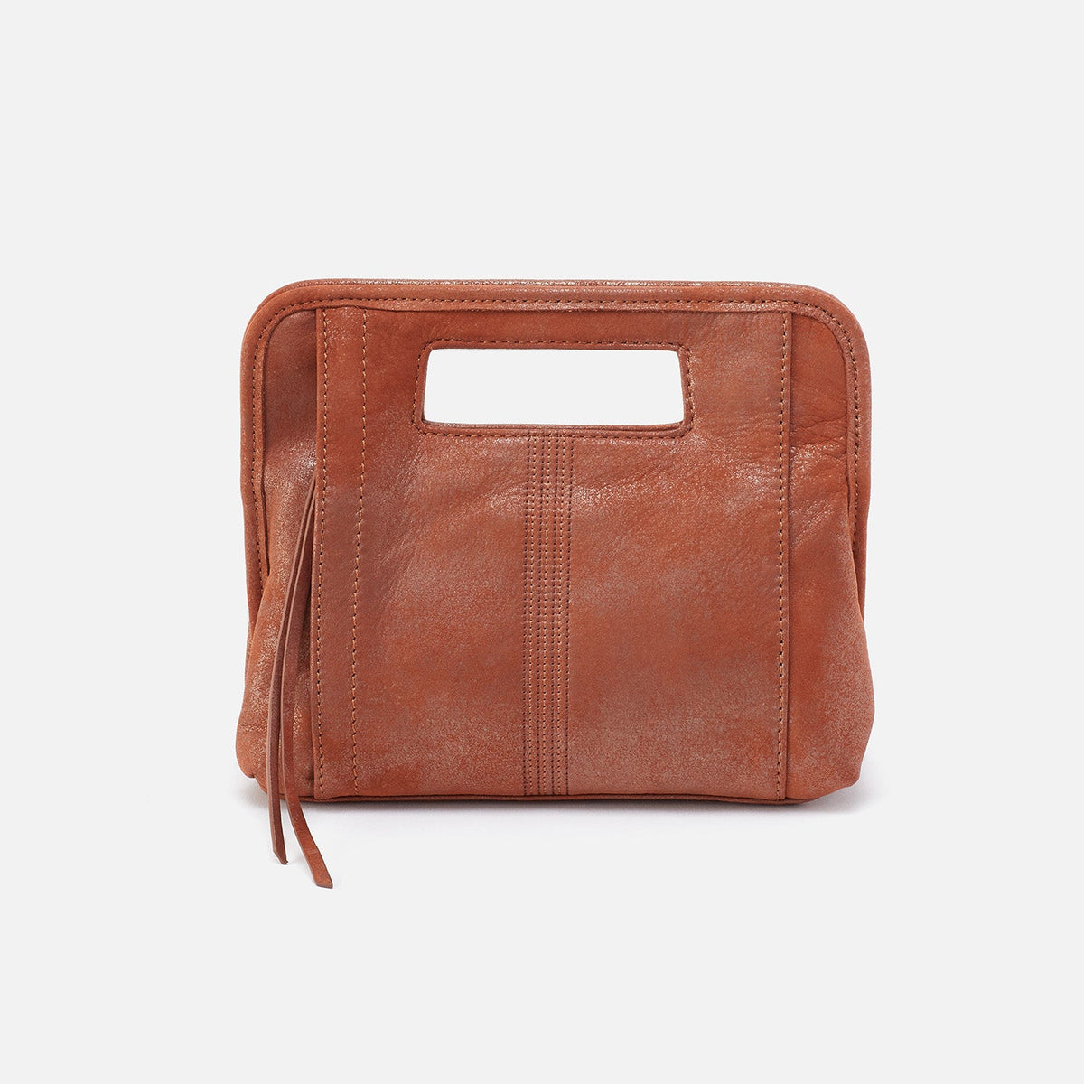 HOBO Best Price - Ace Clutch In Metallic Leather - Patina