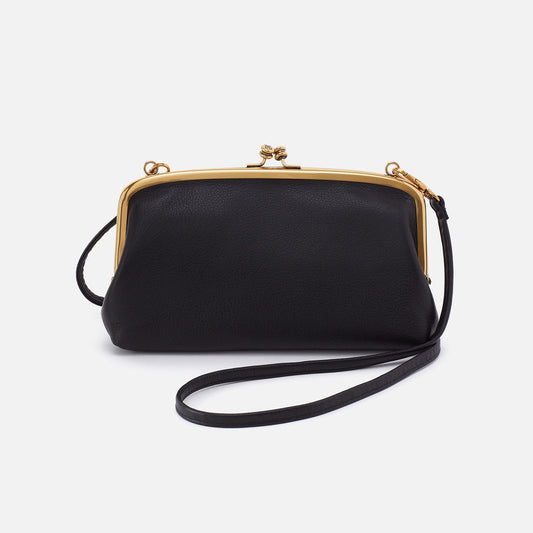 HOBO Essential - Cora Wallet Crossbody In Pebbled Leather - Black