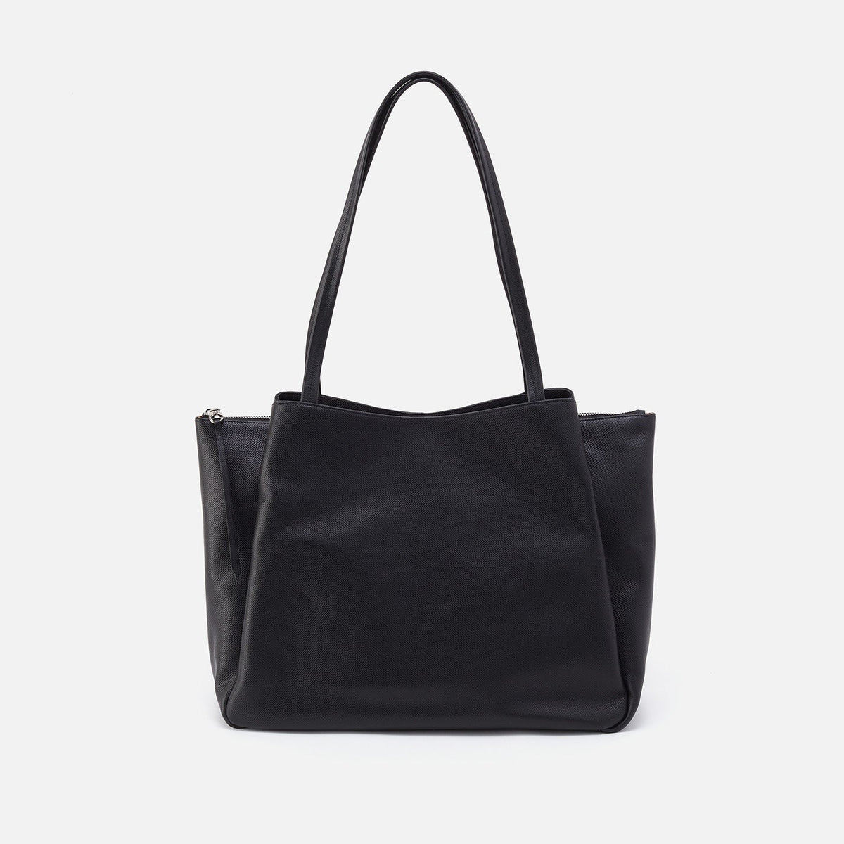 HOBO Top Pick - Essential Large Tote In Soft Saffiano Leather - Black