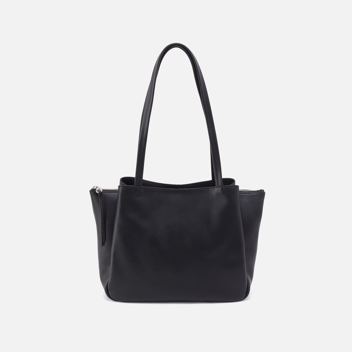 HOBO Premium - Essential Medium Tote In Soft Saffiano Leather - Black