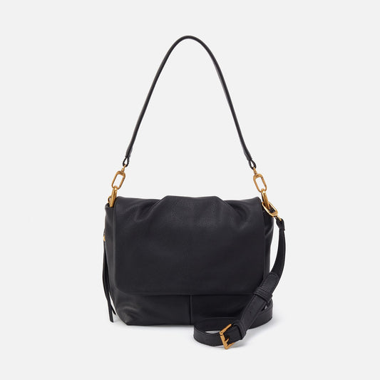 HOBO Special Offer - Harley Convertible Shoulder Bag In Pebbled Leather - Black