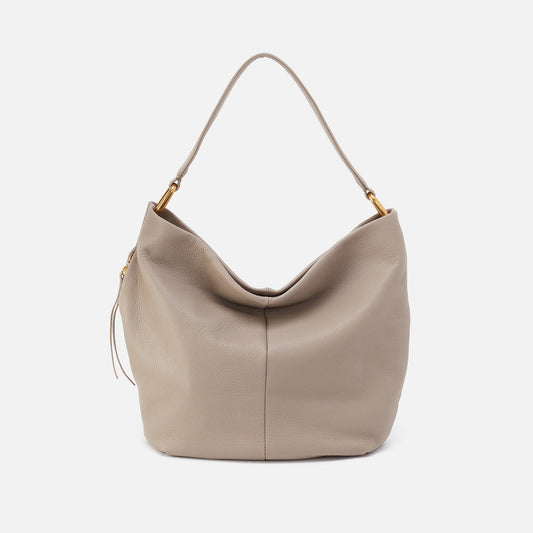 HOBO Top Pick - Harley Hobo In Pebbled Leather - Taupe