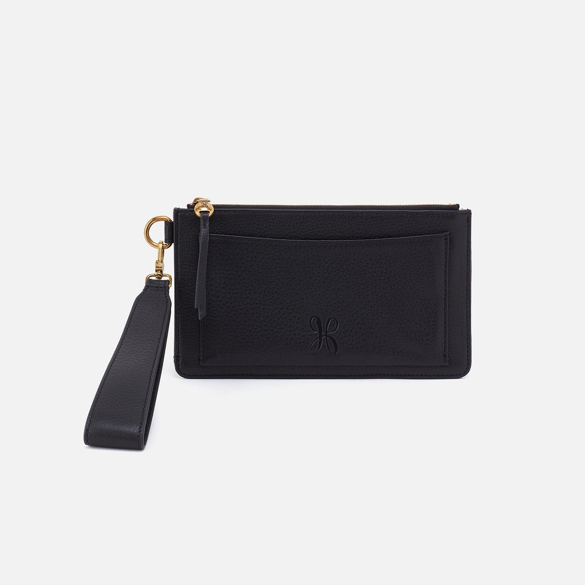 HOBO Hot Sale - Hart Wristlet In Pebbled Leather - Black