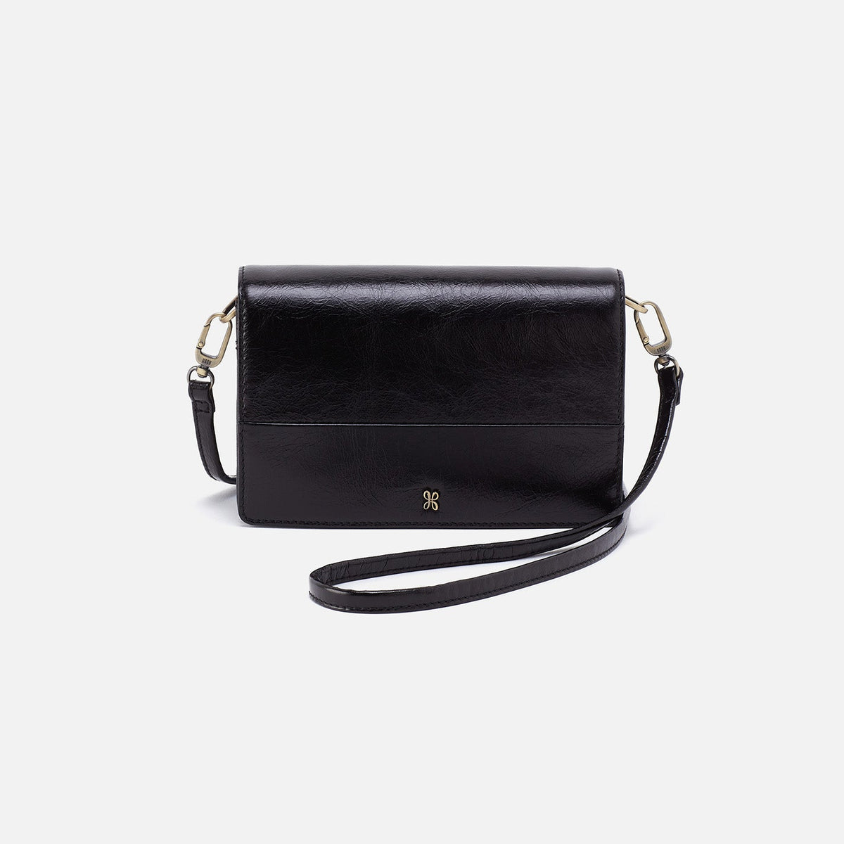 HOBO Best Price - Jill Crossbody In Polished Leather - Black