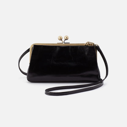 HOBO Customer Favorite - Lauren Frame Crossbody In Polished Leather - Black