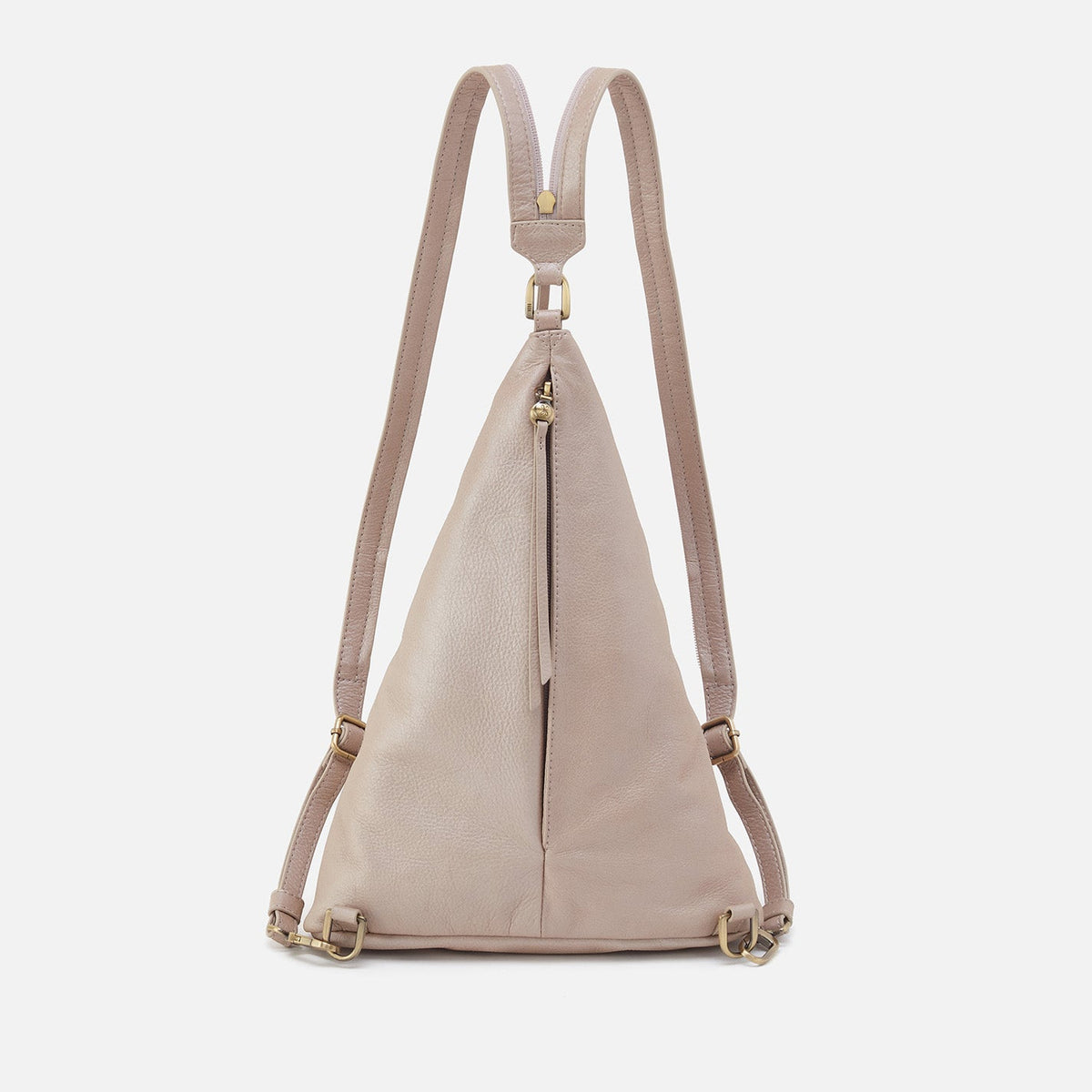 HOBO Great Value - Sway Convertible Sling In Pebbled Metallic Leather - Grey Mist