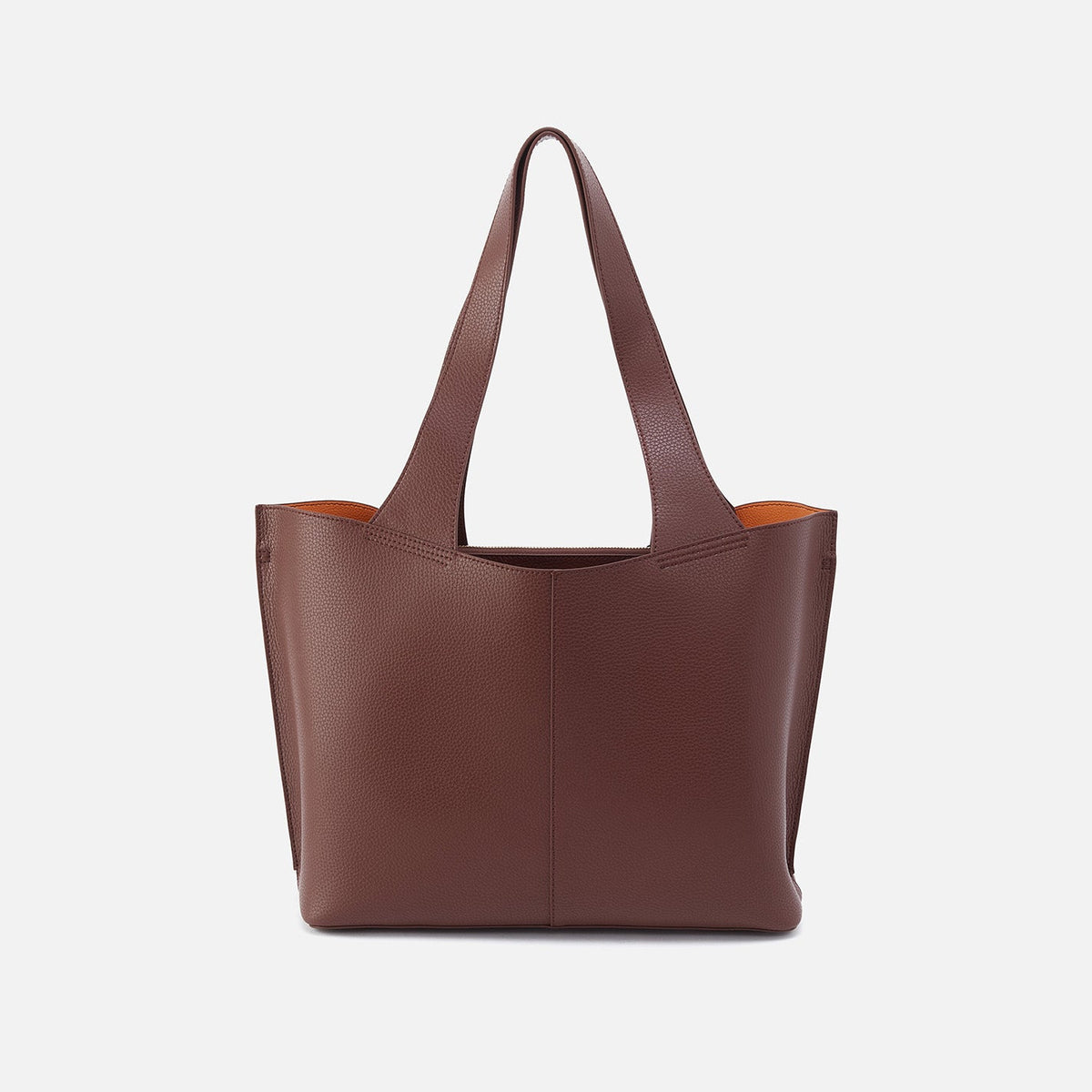 HOBO Quality - Vida Tote In Micro Pebbled Leather - Chocolate