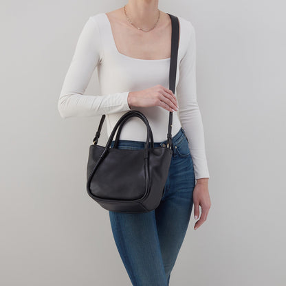 HOBO Latest - Margot Satchel in Suede - Sequoia