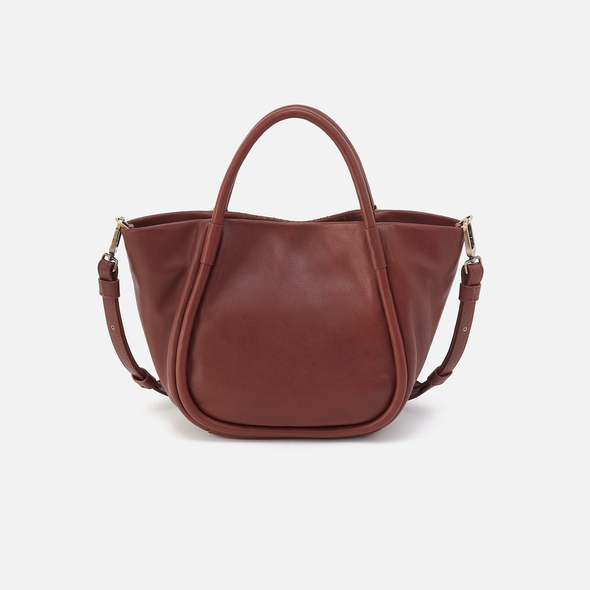 HOBO Latest - Margot Satchel in Suede - Sequoia